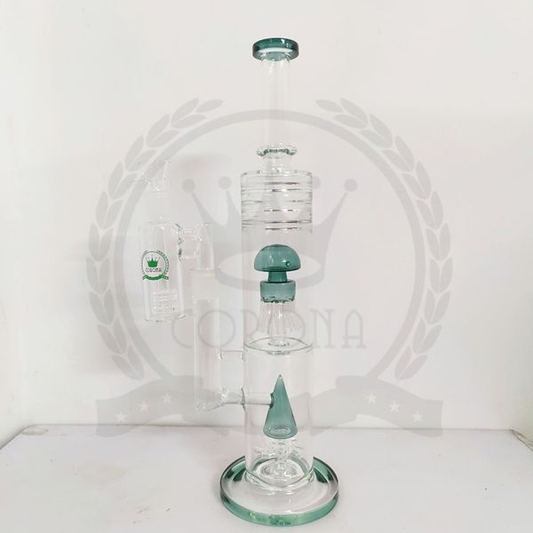 Bongos de vidro de narguilé Junta 18,8 mm mm Perc Percolator Bubbler Dab Relate