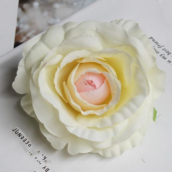 Dekorative Blumenkränze, 10 Stück, Durchmesser 12 cm, Rosenkopf, künstliche Hochzeit, Blumenarrangement, Hintergrund, Wand, Heimdekoration, Studio, Fotografie, P