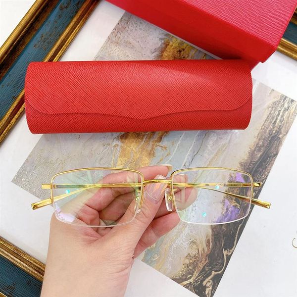 

designer sunglasses women men titanium eyeglasses frames full frame mixed color golden ornamental eyewear accessories fashionr sty215q, White;black