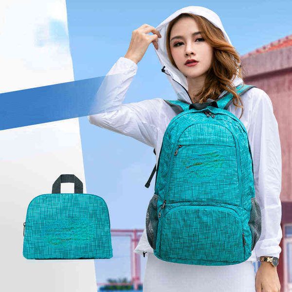 

new outdoor travel folding bag light leisure sports camping backpack hiking backpack t220801
