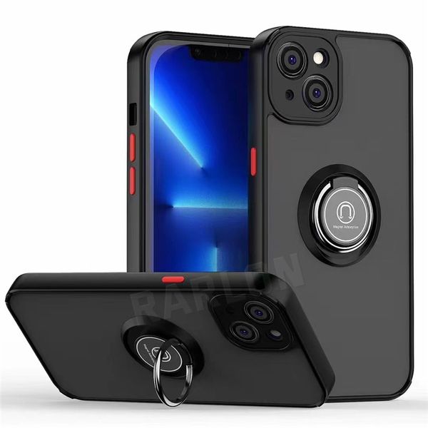 Capa de suporte de anel Suporte magnético para carro Moda Capas de telefone móvel para iPhone 15 14 Pro Max 13 Mini 12 11 Samsung S23 Ultra S22 S21 FE A33 A53 A73 A14 A54 5G OnePlus Nord N200