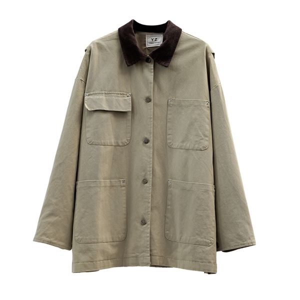 

2020 autumn new design casual jacket women coat oversized outerwear t200828, Black;brown