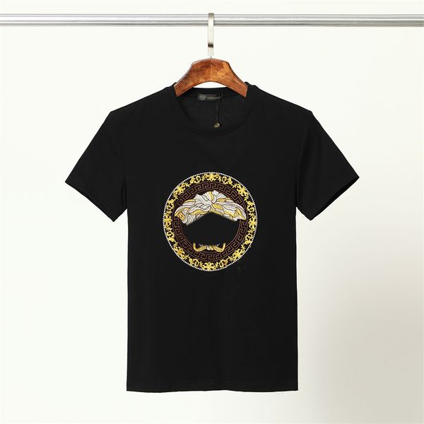 

men's t-shirts colorful letter print brand men short-sleeved t-shirt designer outfits tee shirt homme spring o-neck tshirt #04, White;black