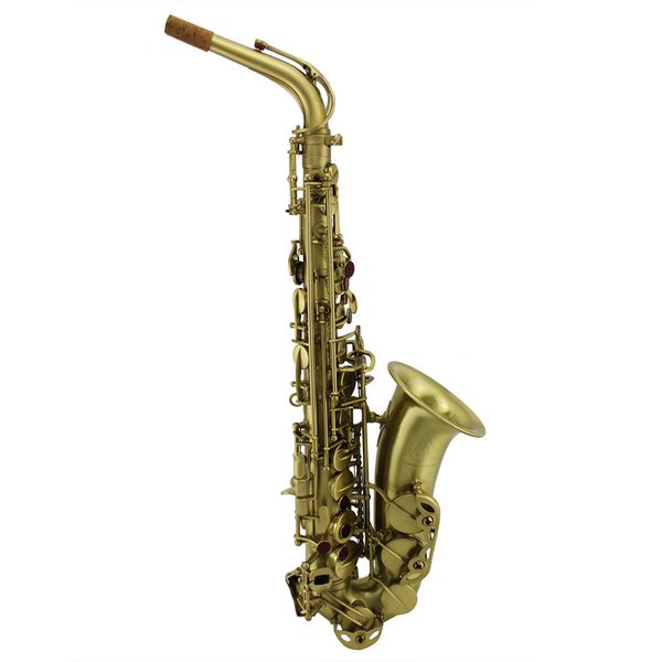 

high grade yellow-gold lacquer color polished alto saxophone