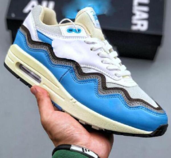 

shoes patta x authentic 1 fen city pack waves monarch noise aqua men women dark teal green the wave metallic silver pure platinum tokyo maze, Black