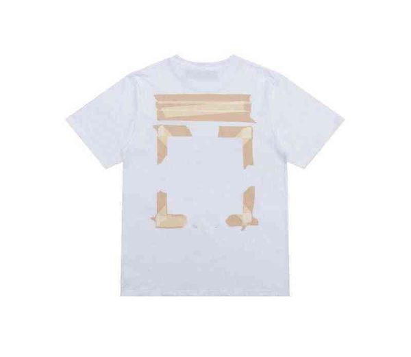 

2022 summer off brands men's women designers t shirts loose tees tshirt luxury clothing street white black short fashion sleeve o-neck