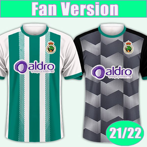 

21 22 racing de santander mens soccer jerseys mantilla pol moreno inigo cedric camus medina satrustegui borja dominguez home away football s, Black;yellow