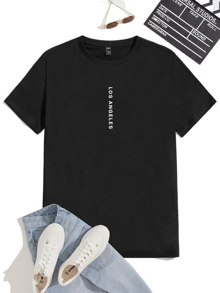 

men letter graphic tee m4rh#, White;black