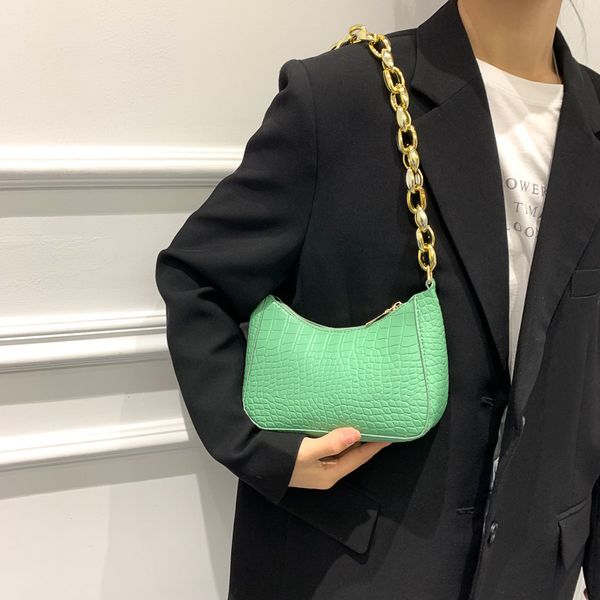 

hbp french shoulder bags fashion underarms hand bag simple foreign gas chain handbags women