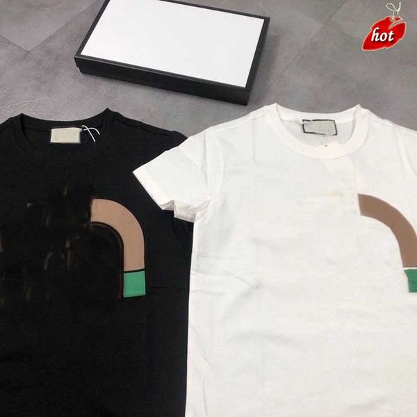 

brand 2021 fashion t shirts for men letter joint printing mens womens clothing short sleeved tshirt tees, White;black