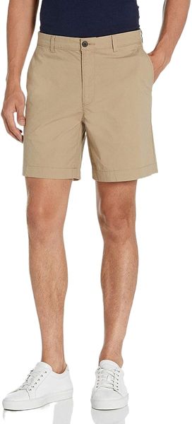 

essentials men's regular-fit lightweight stretch 7" short l5h3#, White;black