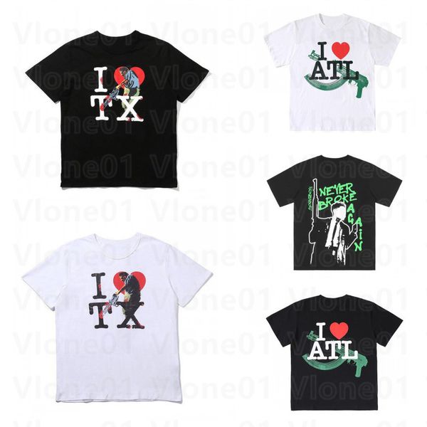 Camiseta Masculina Designer Life Men Women T-shirt de alta qualidade preto branco manga curta camisetas tamanho S-XL
