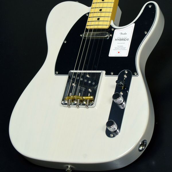 

made in japan hybrid ii tele maple fingerboard us blonde electric guitar