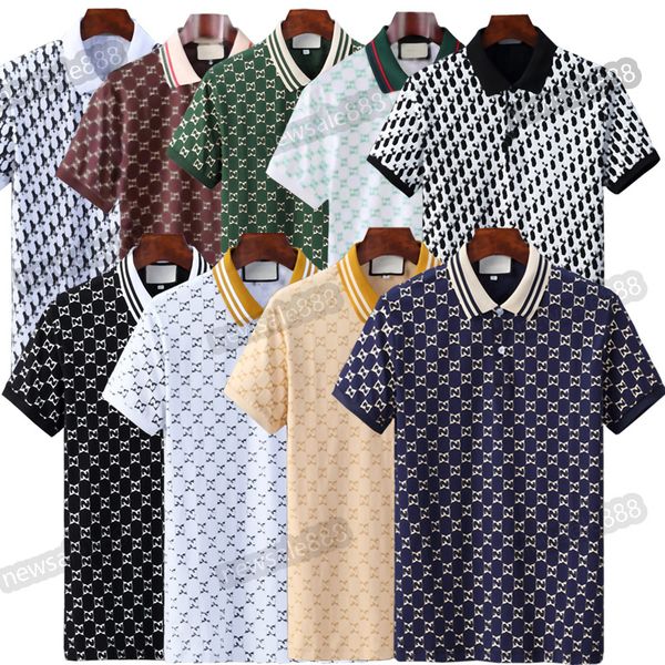

new mens stylist polo shirts luxury italy men clothes short sleeve fashion casual men's summer t shirt many colors are available size m, White;black