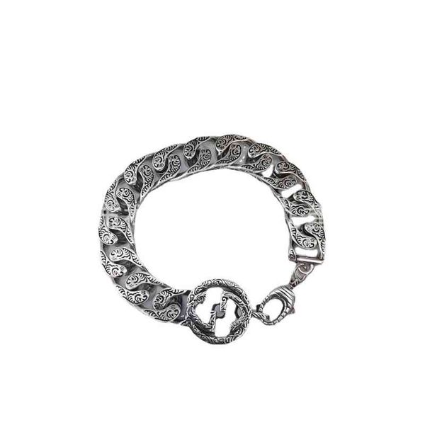 

clasp bracelet cuba stripe chain men's and women's pair, Golden;silver
