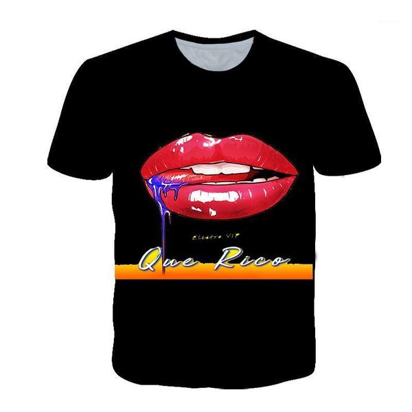 T-shirt da uomo Le ultime stampe 3D T-shirt estiva traspirante da uomo sottile Camicie stile europeo e americano Camicie a maniche corte da uomo Taglia 4T-6XL