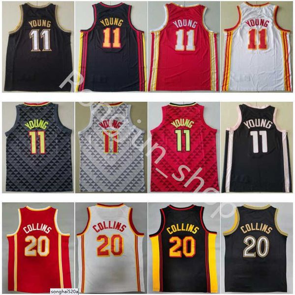 

lins trae 11 young basketball jersey black red white size:s-xxl''nb jerseys