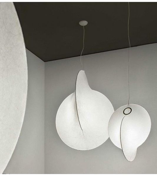 Neu ein Kronleuchter Lampen Flos Seide Lobby Wohnzimmer postmoderne japanische minimalistische Modell Zimmer Treppe Stoff