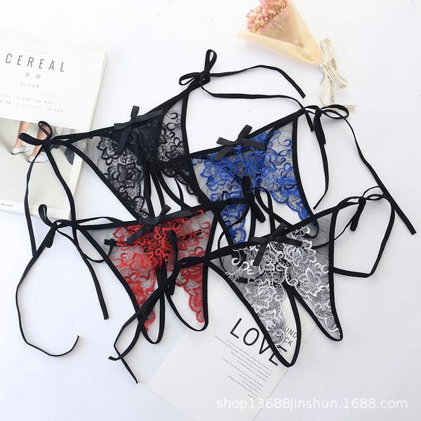 

7color beautiful lace panty leaves womens lingerie thongs g-string underwear panties briefs ladies t-back 1pcs lot js668, Black;pink