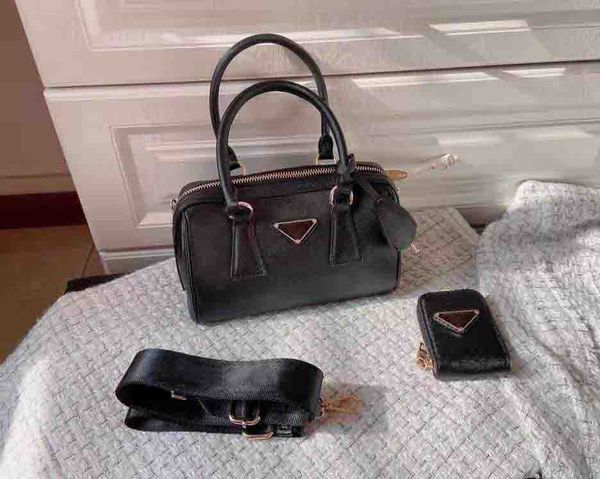 

2pcs/set handbag designer shoulder bags luxury boston bag pillow purse fashion tote handbags pu leaher lady outdoor shopping packs with