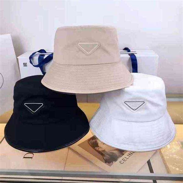 Designers Hat Luxurys Baseball Caps Korean Ins High Version P Família Triângulo Invertido Fisherman Classic Men e Women's Sunshade Bacia