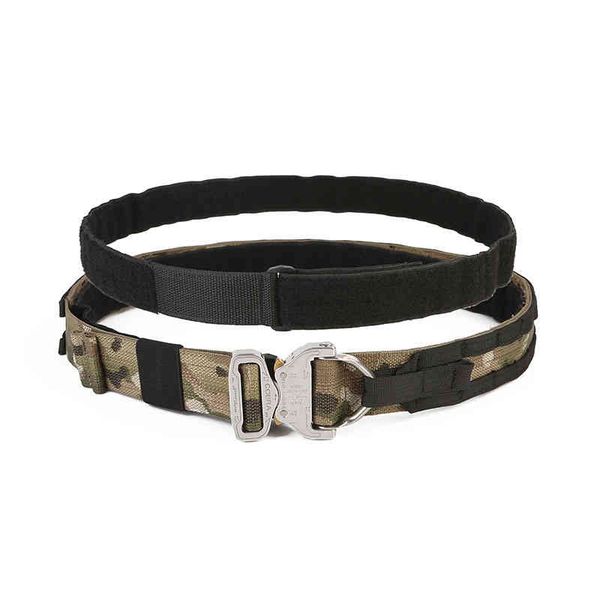 

emersongear nylon tactical battle belt for soldiers strong and safe belt tactical utility beltle79, Black;brown