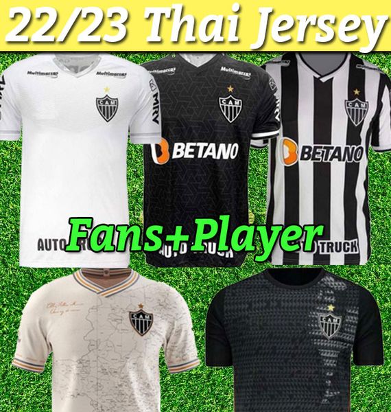 

21 22 atletico mineiro soccer jerseys home away special edition atletico fred cazares otero moura valdivia santos third football jersey elia, Black;yellow