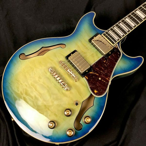 

am93qm-jbb jet blue burst #ggaf7 electric guitar
