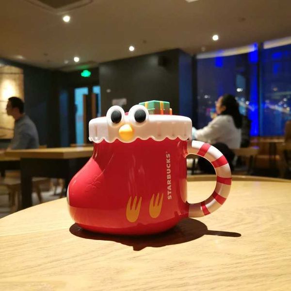 

starbucks coffee cup 296ml christmas stockings modeling ceramic mug girlfriend gift lovely office water