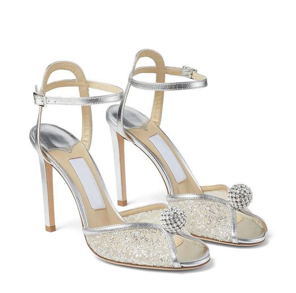 

white pearls sandals shoes for women bridal wedding sacora perfect designer women's high heels peep toe lady pumps gladiator sandalias, Black