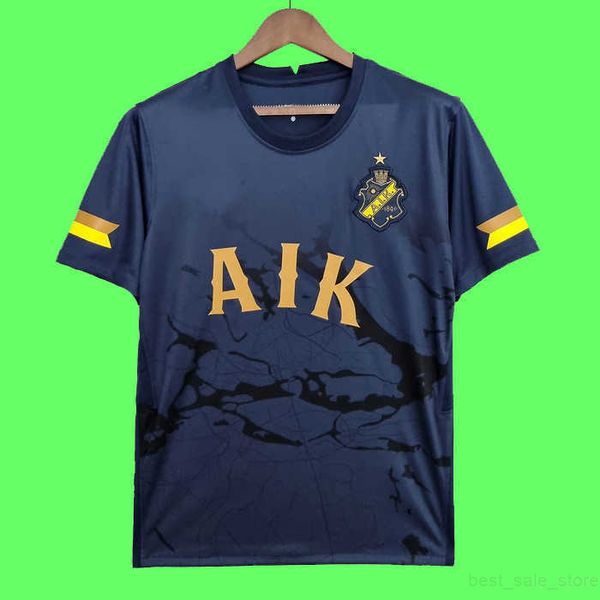 

22 23 aik royal edition fotboll soccer jerseys 2022 2023 papagiannopoulos rogic larsson tihi 131th anniversary maillots football shirts spor, Black;yellow