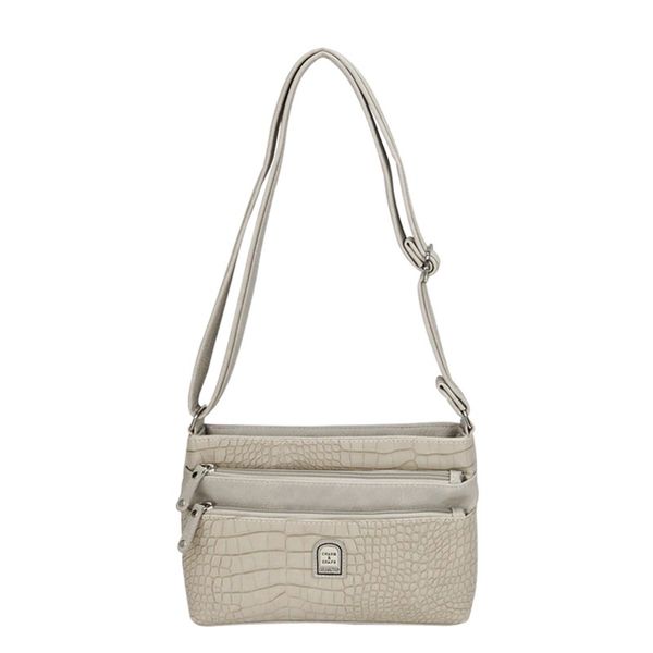 

vintage y2k retro style half moon bag flap bagertte alligator crescent graffiti distressed for shopping party waterproof casual