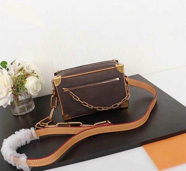 

mini soft trunk satche classic clutch box for women chain purse handbags evening bags leather purse fashion box brick messenger shoulder bag