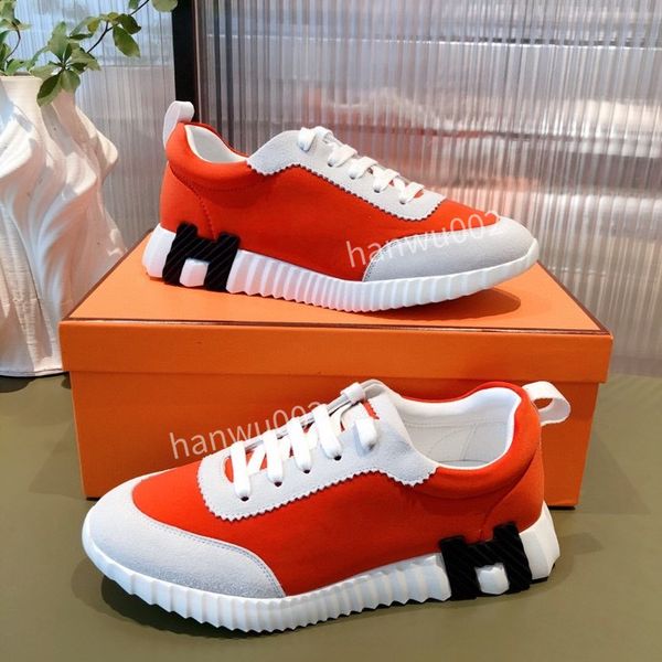 

2022 designer sneakers boots men women casual shoes calfskin platform trainer white technical shoe knit retro patchwork sneaker, Black