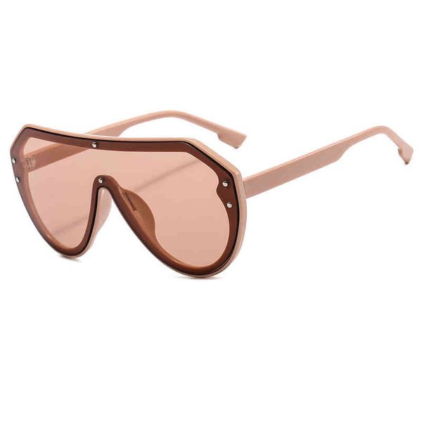 

men's ladies brand sunglasses wholesale new wind trend women's one piece large frame, White;black