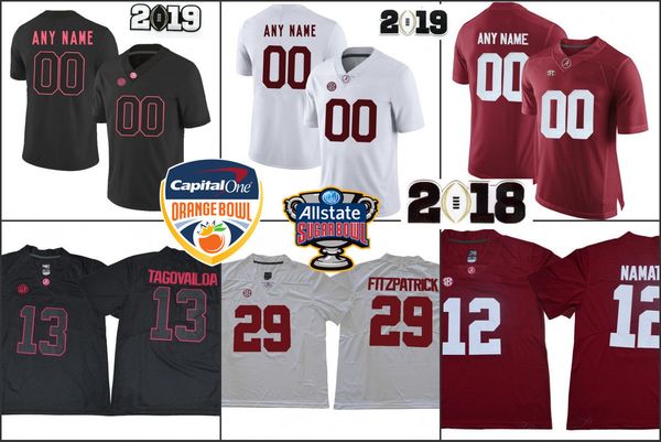 

custom alabama crimson tide football jersey 73 evan neal 72 pierce quick 34 quandarrius robinson 92 justin eboigbe roydell williams 35 shane, Black