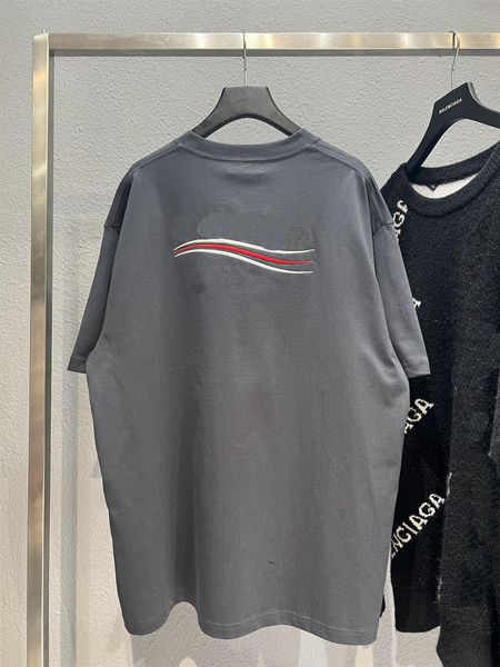 

men t shirts mens designer t shirt polos high street style short sleeve round neck fashion letter printed women tshirt plus size xs-l, Black;brown