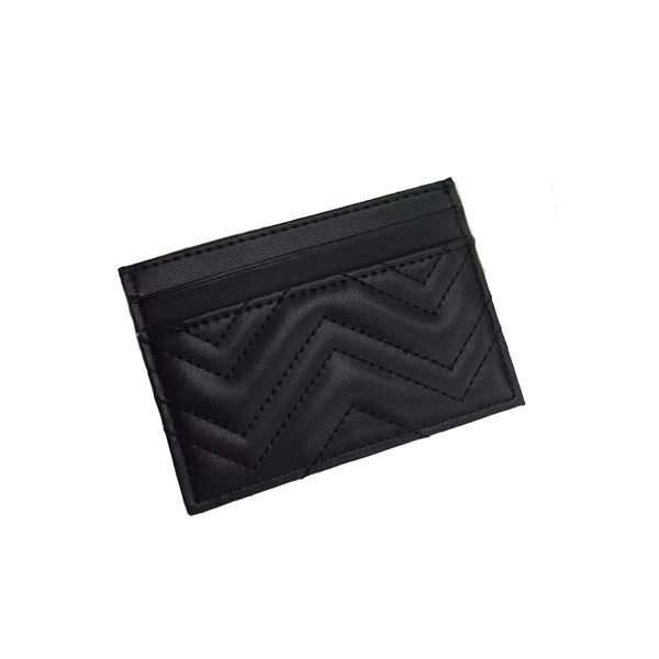 

card holders classic fashion men's and women's universal cards bag two-color metal 5-card groove leather is made of sheepskin and, Brown;gray