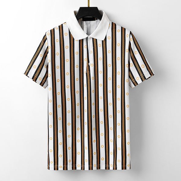 

2022mens designers polo shirts casual stylist clothes short sleeve fashion men summer t shirt size m-3xl#078, White;black