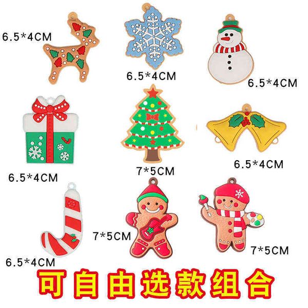 

factory outlet 2022 gingerbread man christmas tree decoration pendant