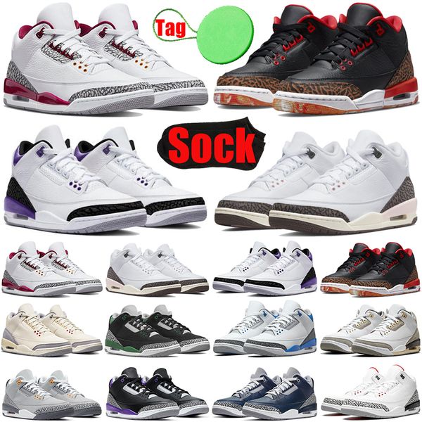 

dark iris muslin jumpman 3 3s mens womens basketball shoes atmosphere kumquat desert elephant cardinal red pine green men trainers sports sn