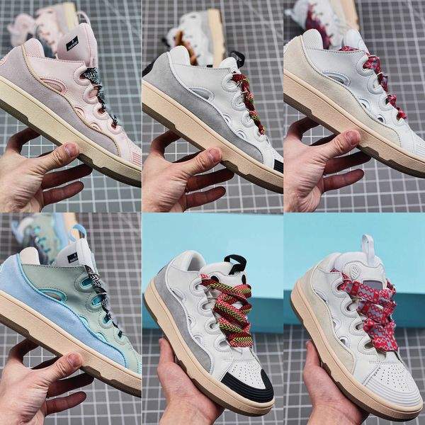 

authentic designer lanvins dept curb shoes suede nappa calfskin men women sneakers lanvins rubber platform bumpr bur house luxury sports whi