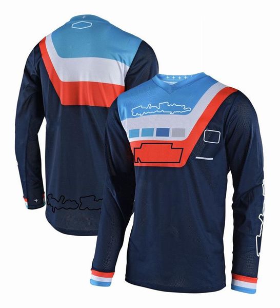 Ternos para motocicleta off-road, manga comprida, downhill, camisetas, tops para motocicleta, mountain bike, trajes para andar de bicicleta podem ser personalizados