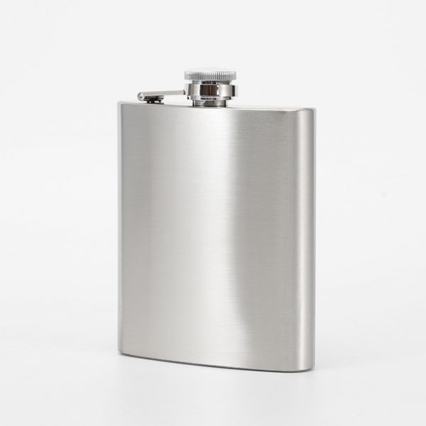 

stainless steel silver 10oz flask sublimation square wine bottle with lid diy custom heat press transfer portable travel whisky scup b4