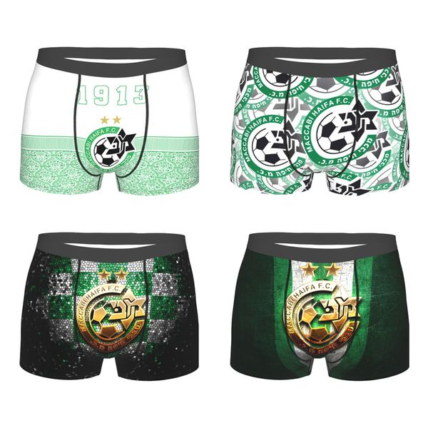 

maccabi haifa fc men's lightweight micro-stretch boxer briefs 220407, White;black
