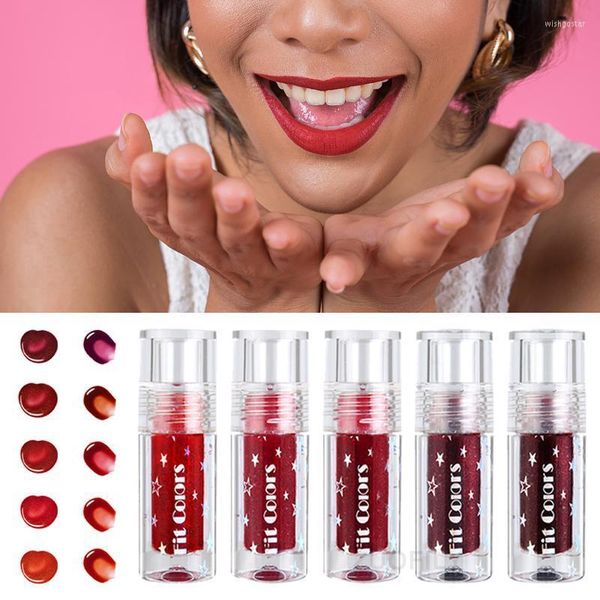 Lucidalabbra Colori adatti Rossetto liquido opaco Specchio perlato Idratante Tazza antiaderente Trucco mordace Acqua colorata Smalto olio Wish22