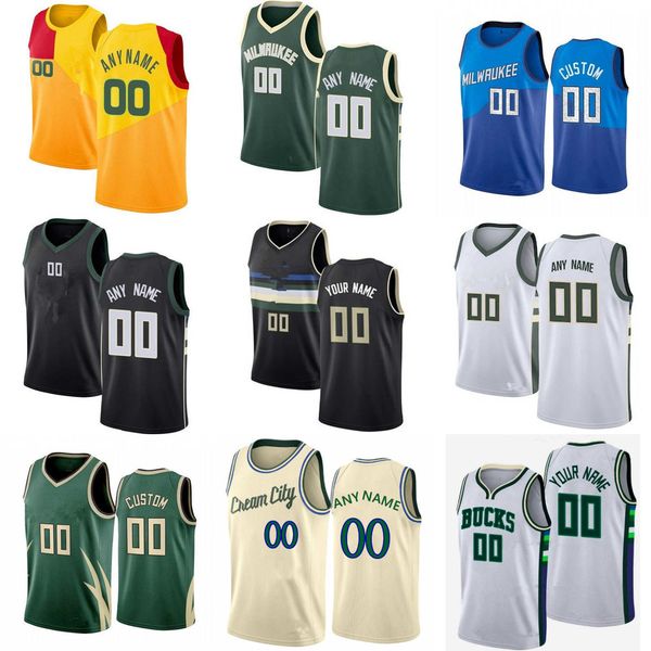 

75th custom jersey milwaukee''bucks''men womens youth giannis 34 antetokounmpo grayson 7 allen bobby 9 portis jr holiday, Black;red
