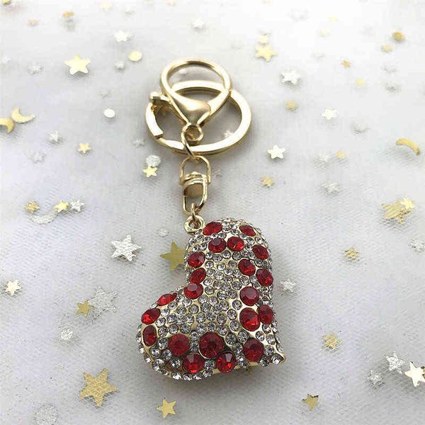 

rhinestone key heart-shaped chain cartoon love car valentine's day gift fashion, Slivery;golden