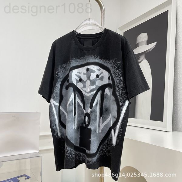 

men's t-shirts designer [correct version]gvc summer co branded black graffiti little boy short sleeve personalized fashionable men&#039, White;black