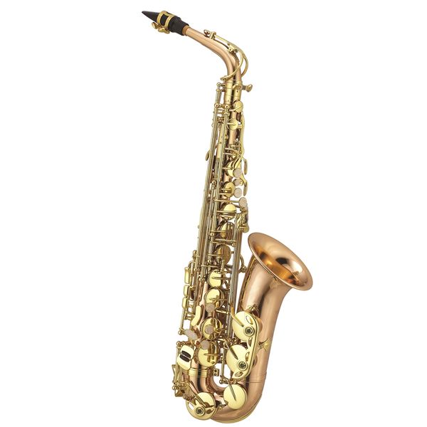 

high grade phosphor copper gold lacquer key alto saxophone